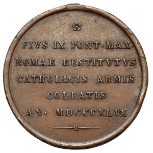 Watykan, Pius XI, Medal 1849 - Sedes Apostolica Romana
