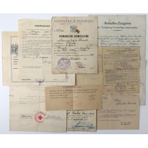 The Second Republic and the Occupation, Civilian Documents - set (9pcs)