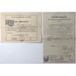 The Second Republic and the Occupation, Civilian Documents - set (9pcs)