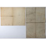 The Second Republic and the Occupation, Civilian Documents - set (9pcs)