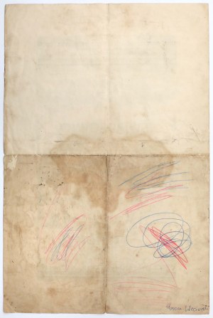 Liga Obrony Powietrznej i Przeciwgazowej, Świadectwo ukończenia kursu 1938 r.