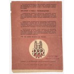 Poland and the U.S., ephemeral prints - miscellaneous