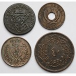 Świat, Zestaw monet brązowych MIX (4szt)