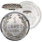 Wolne Miasto Kraków, 1 złoty 1835 - gładka