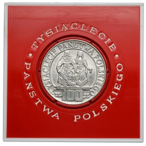 100 Zloty 1966 Mieszko und Dąbrówka - für den Fall PEWEX