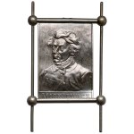 One-sided plaque, Adam Mickiewicz (19th/20th century).