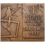 Placard, Aeroclub of the Republic of Poland - Challenge 1932 - Warsaw Cracow