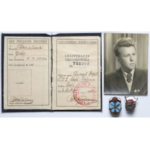 People's Republic of Poland, Set of memorabilia of Wojciechowski Józef - member of the League of Friends of the Soldier