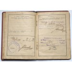 Military booklet, Rivne, 1923