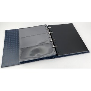Pinza per banconote LEUCHTTURM, con schede OPTIMA