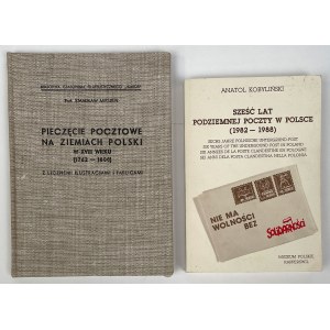 Briefmarken in den polnischen Ländern und das Untergrundpostamt (2 St.)
