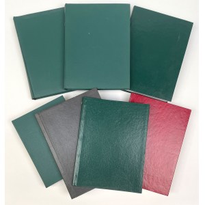 Set di fotocopie rilegate di letteratura antica - tra cui RIC e RPC - (7 pz.)