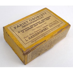Polish Army, Personal Anti-Perpetition Package - L. Nasierowski, Warszawska 22