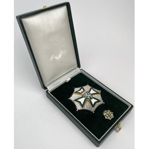 Austria, Silver Badge of Honor, For Service to the Land - Steiermark + miniature
