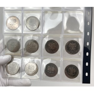 50 and 100 gold Kings of Poland - set (10pcs)