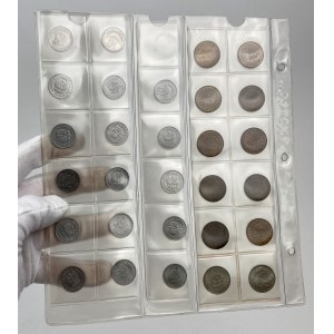 5, 10 i 20 groszy 1949-1971 - zestaw (29szt)