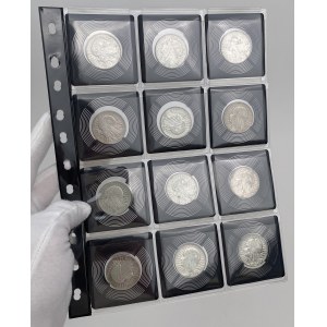 Hlava ženy 5 zlatých 1934 - sada (12ks)
