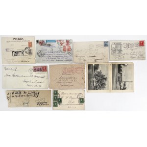 USA, Russia, Exotics and others, Letters (early 20th century) - set (10pcs)