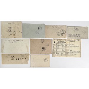 USA, Russia, Exotics and others, Letters (early 20th century) - set (10pcs)