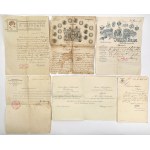 Poland and Austria, Guild documents, civil documents and letters - Large set