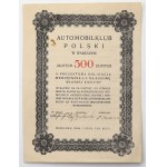 Automobilklub of Poland, Bond for 500 zloty 1928