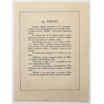 Automobilklub of Poland, Bond for 500 zloty 1928