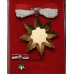 Austria, Złota Odznaka Honorowa, Za Zasługi dla Landu - Wiedeń - w SREBRZE + miniaturka