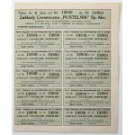 Zakłady Ceramiczne PUSTELNIK, 5x 50 zl 1927