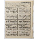 Tow. Ubezpieczeń PIAST, 25x 100 zlotys 1929