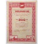 Łódź, 6% Fire. Conversion, Bond for 500 zloty 1934