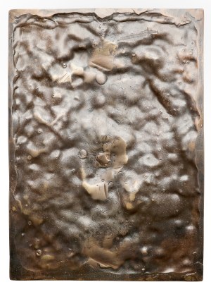 DUŻA Plakieta (19x13cm) Głowa Chrystusa - B.RZADKA