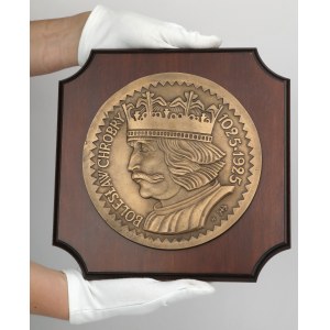 Plakieta z próbą II RP - 10 złotych 1925 Chrobry