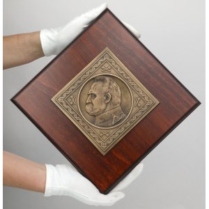 Druhá polská republika 10 zlotých 1934 Piłsudski Strzelecki vystřihovací odznak - zadní strana