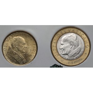 Vaticano, 1985 set vintage + 2x souvenir (3 pz.)