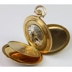 ZŁOTO, Zegarek kieszonkowy - Tavannes Watch Co