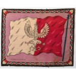 Polonia in the USA, Makatka / print on fabric - POLAND