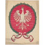 Polonia in the U.S., Makatka / print on fabric - Free United Independent Poland