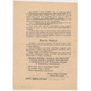 USSR/Russia, Leaflet June 1944 - Down with German provocateurs and forgers!