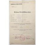Documents after aviator Konstantin Sabillo - including the awarding of the Silver Cross of Merit (3pc)