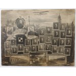 Photo Image / Aerial Tablo 1922 - for the head of the W.C.Z.L. - engineer Androv