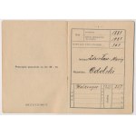 Military Booklet, Volkovysk, 1923