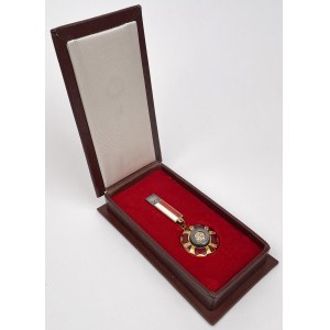 PRL, Badge, Meritorious for Polish Culture + ID card