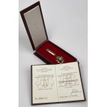 PRL, Badge, Meritorious for Polish Culture + ID card