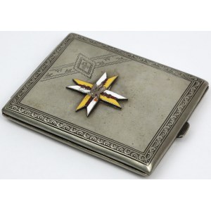 People's Republic of Poland, Veteran's cigarette case - 17th Regiment of Greater Poland Lancers