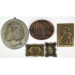 Patriotic and commemorative placards (19th/20th century) - set (5pcs)