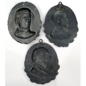 Placards, Jozef Ignacy Kraszewski, Adam Mickiewicz and Henryk Sienkiewicz (19th/early 20th century) - set (3pcs)