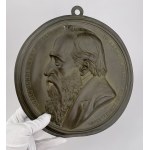 Medallion, Jozef Ignacy Kraszewski - excerpted by Witkowski / Pruszyński - Society for the Encouragement of Fine Arts in the Kingdom of Poland 1880