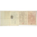 Documents left behind by Lt. Res. of the 5th Summer Artillery Regiment - a victim of September 1939