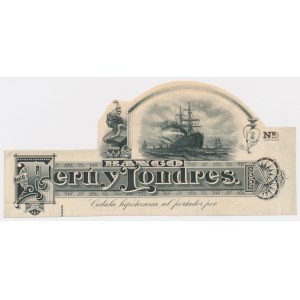Peru, Banco del Peru y Londres - Unfinished Proof