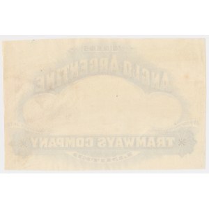 Argentina, Anglo-Argentine Tramways Company - Unfinished Proof